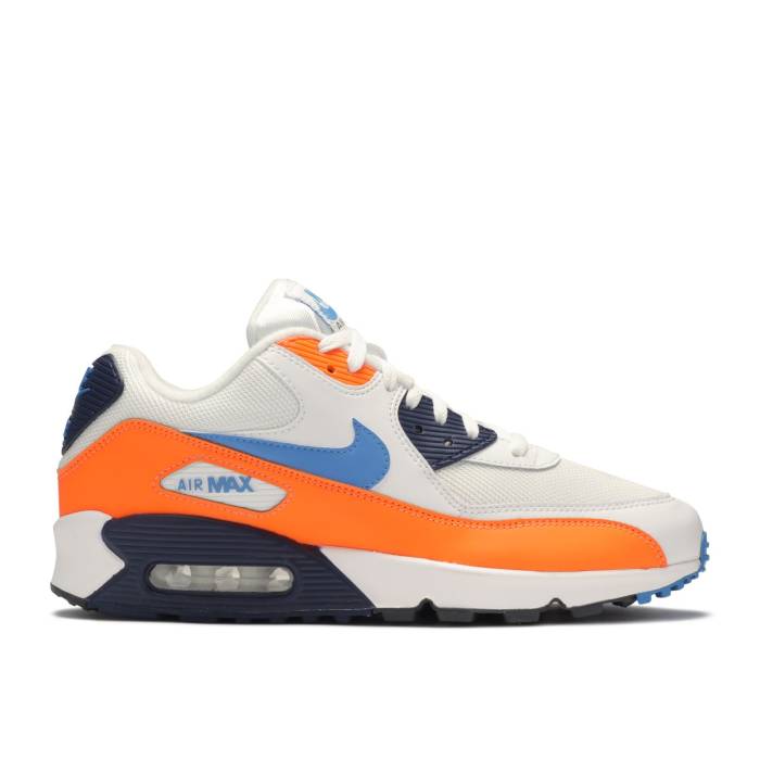 ナイキ Nike 【 Air Max 90 'Orange Blue' Men White/Total Orange/Midnight Navy/Photo Blue 】 マックス メンズ 白色 ホワイト orange 橙・オレンジ 紺色 ネイビー 青色 ブルー