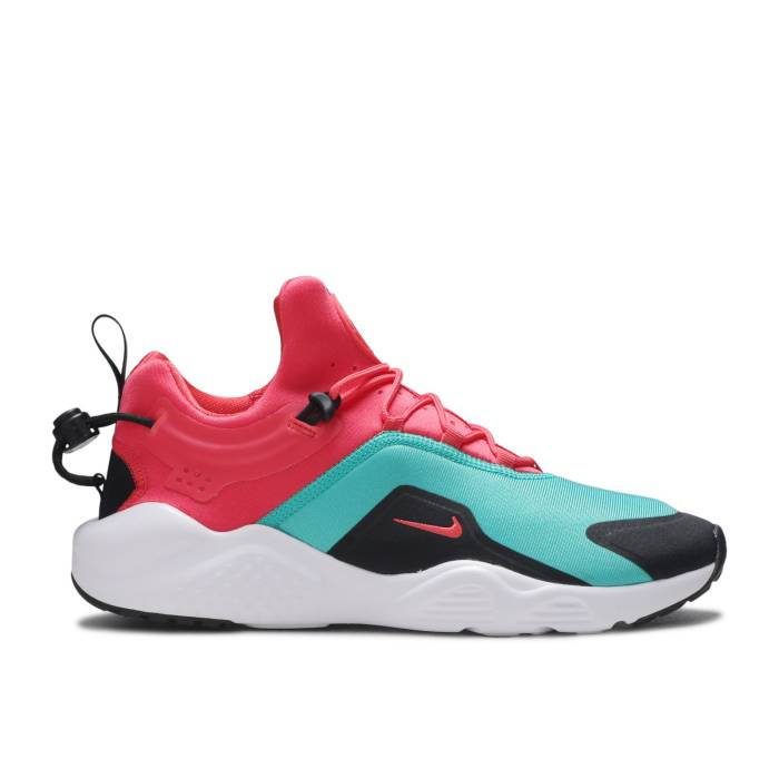 ナイキ Nike 【 Wmns Air Huarache City Move \u0027Jade Ember\u0027 Women Hyper Jade/Black-White-Ember Glow 】 Huarache ハラチ シティ レディース 翡翆・ジェード