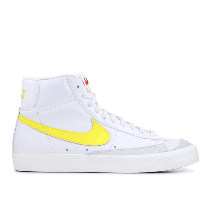 ナイキ Nike 【 Blazer Mid \u002777 Vintage \u0027Opti Yellow\u0027 Men White/Opti Yellow 】 ブレイザー ミッド vintage ビンテージ・ヴィンテージ メンズ 白いこと 白いこと yellow 黄味がかった・黄色