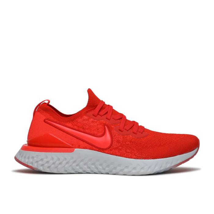 ナイキ Nike 【 Epic React Flyknit 2 'Chile Red' Men Chile Red/Bright Crimson-Vast Grey-Black 】 Epic エピック リアクト フライニット メンズ Red 赤・レッド