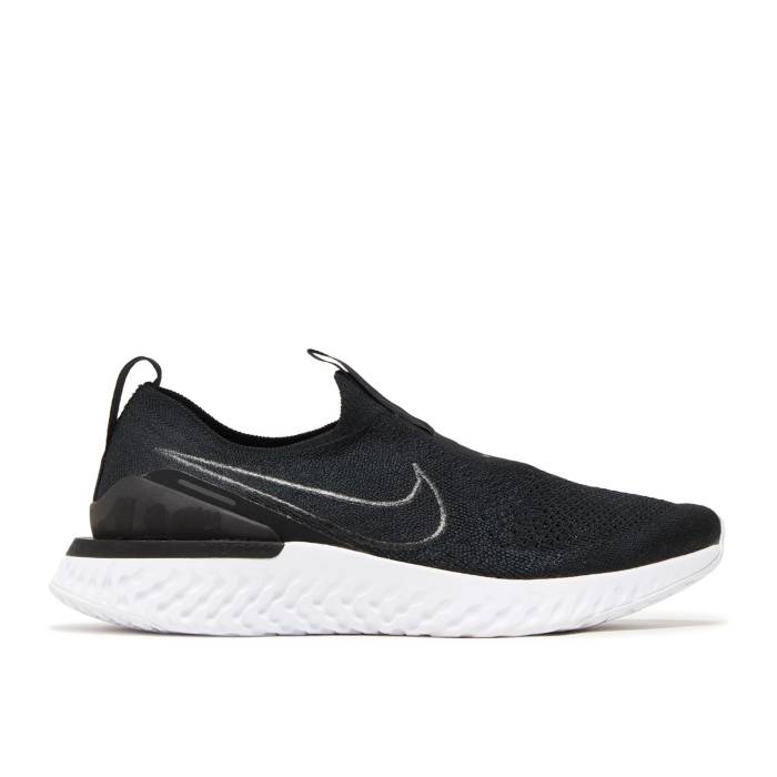 ナイキ Nike 【 Epic Phantom React Flyknit \u0027Black\u0027 Men Black/Black-White 】 Epic 叙事詩 リアクト 飛球編み物 メンズ 黒いこと 黒いこと メンズ靴-スニーカー-靴