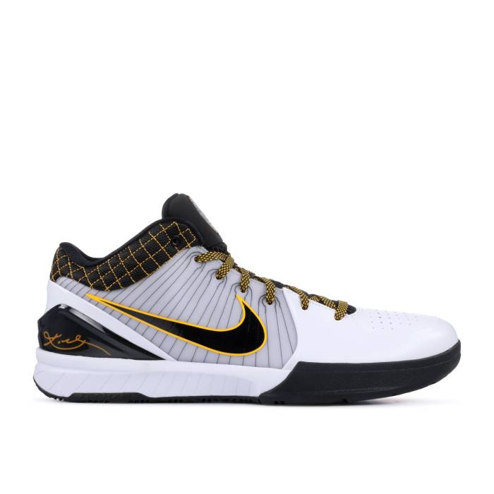 ナイキ Nike 【 Zoom Kobe 4 Protro \u0027Del Sol\u0027 2019 Men White/Black-Del Sol 】 望遠レンズ Kobe コービー 労働者階級トロ メンズ 白いこと 白いこと