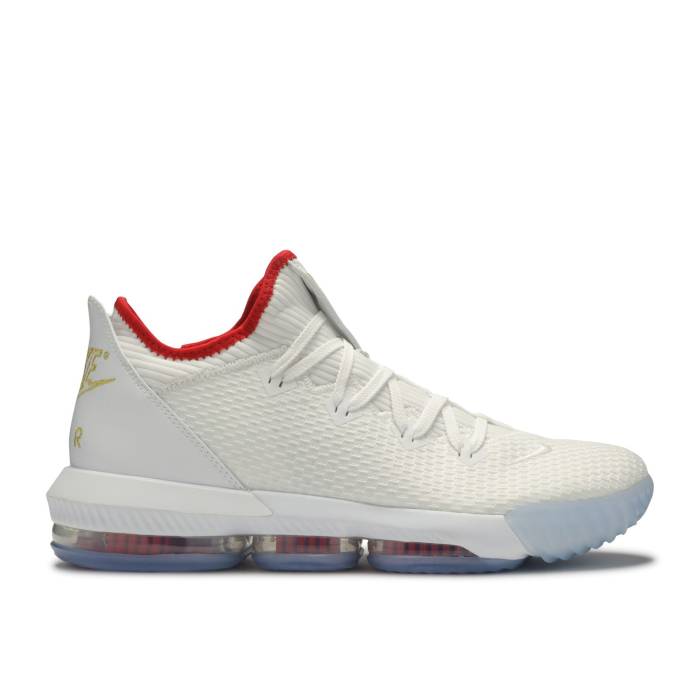 ナイキ Nike 【 Lebron 16 Low \u0027Draft Night\u0027 Men White/Metallic Gold-University Red 】 Lebron レブロン メンズ 白いこと 白いこと Red 赤・赤いこと