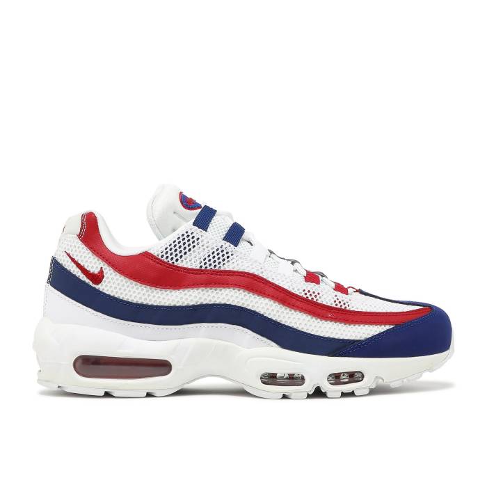 ナイキ Nike 【 Air Max 95 \u0027Usa\u0027 Men White/Gym Red-Deep Royal Blue 】 マックス メンズ 白いこと 白いこと 青み 青色