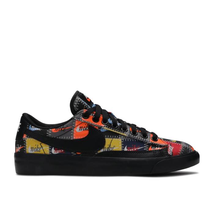 ナイキ Nike 【 Blazer Low \u0027Patchwork\u0027 Men Black/Multi-Color 】 ブレイザー メンズ 黒いこと 黒いこと