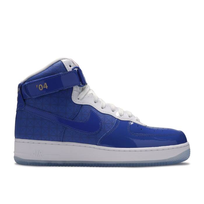 ナイキ Nike 【 Air Force 1 High \u00272004 Nba Finals\u0027 Men Game Royal/Game Royal-White 】 御機嫌 メンズ Game 力くらべ