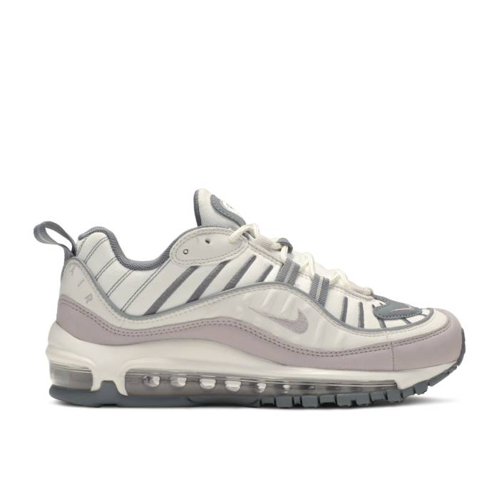 ナイキ Nike 【 Wmns Air Max 98 \u0027Violet Ash\u0027 Women Summit White/Cool Grey-Reflect Silver-Violet Ash 】 マックス レディース 白いこと 白いこと 冷やりとした
