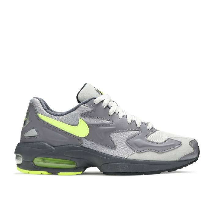 ナイキ Nike 【 Air Max 2 Light \u0027Gumsmoke Volt\u0027 Men Gunsmoke/Volt-Vast Grey 】 マックス メンズ 薄墨色 薄墨色