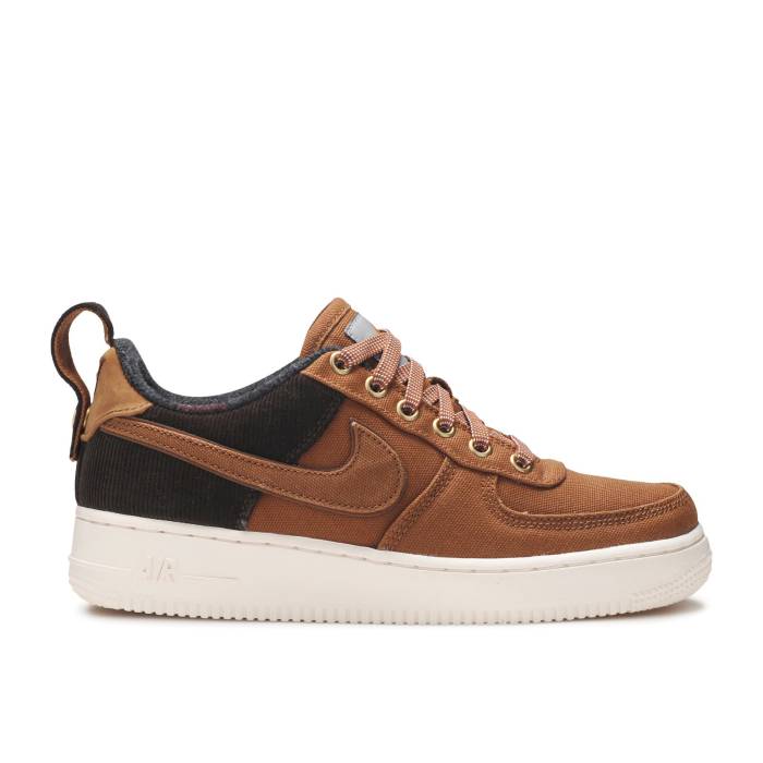 ナイキ Nike 【 Carhartt Wip X Air Force 1 Low Gs 'Ale Brown' Youth Ale Brown/Sail-Ale Brown 】 ジュニア キッズ 茶色 ブラウン|スニケス