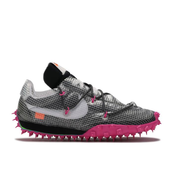ナイキ Nike 【 Off-White X Wmns Waffle Racer Fuchsia Women Black/White/Fuchsia 】 オフホワイト ワッフル レディース 黒色 ブラック 白色 ホワイト