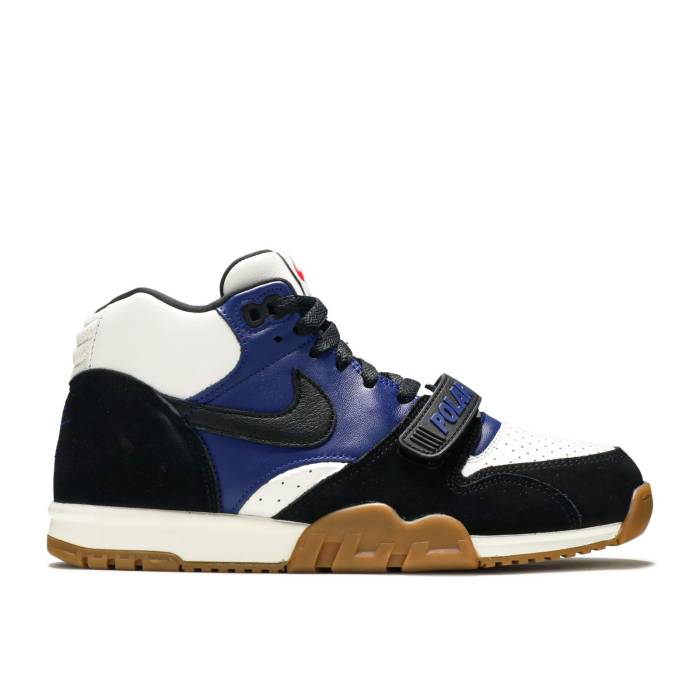 ナイキ Nike 【 Polar Skate Co X Air Trainer 1 Sb \u0027Black Deep Royal Blue\u0027 Men Black/Black/Deep Royal Blue/Summit White 】 ポーラー Skate 滑る 調教師 エスビー ディープ メンズ 黒いこと 黒いこと ディープ 青碧 ブ