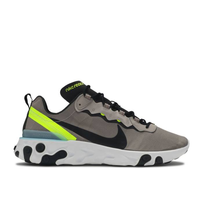 ナイキ Nike 【 React Element 55 'Pumice' Men Pumice/Black-White-Volt-Blue Grill 】 リアクト エレメント メンズ