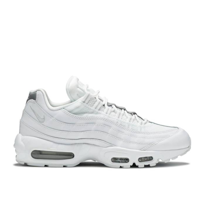 ナイキ Nike 【 Air Max 95 Essential \u0027White Silver\u0027 Men White/Pure Platinum/Reflect Silver/White 】 マックス メンズ 白いこと 白いこと 純一無雑 Platinum プラチナム Silver しろがね色・しろがね色