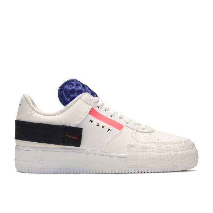 ナイキ Nike 【 Air Force 1 Low Drop Type ummit White Men Summit White/Red Orbit-White-Black 】 メンズ 白色 ホワイト Red 赤・レッド