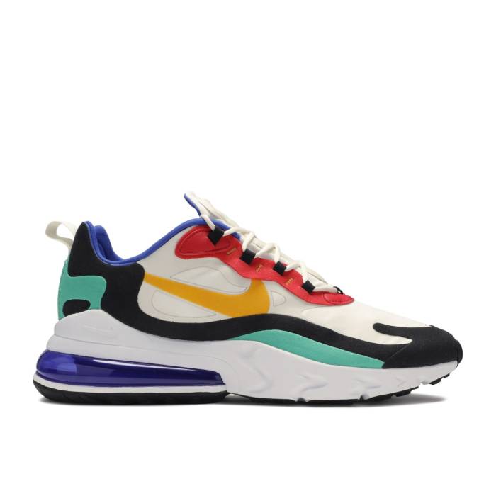 ナイキ Nike 【 Air Max 270 React \u0027Bauhaus\u0027 Men Phantom/University Gold-University Red-Multicolor 】 マックス リアクト メンズ