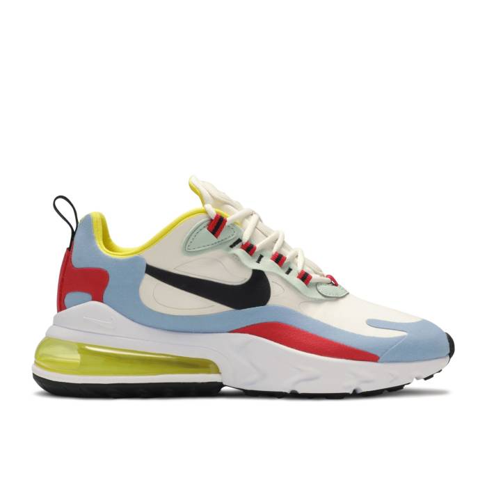 ナイキ Nike 【 Wmns Air Max 270 React 'Bauhaus' Women Phantom/Black-Light Blue-University Red-Multicolor 】 マックス リアクト レディース