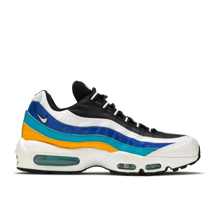 ナイキ Nike 【 Air Max 95 \u0027Windbreaker\u0027 Men White/University Gold-Teal Nebula-Red Orbit 】 マックス メンズ 白いこと 白いこと