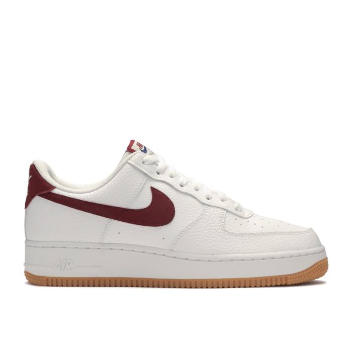 ナイキ Nike 【 Air Force 1 Low \u0027Team Red Gum\u0027 Men White/Blue Void-Gum Medium Brown-Team Red 】 Red 赤・赤いこと メンズ 白いこと 白いこと 青碧 青碧 Red 赤・赤いこと