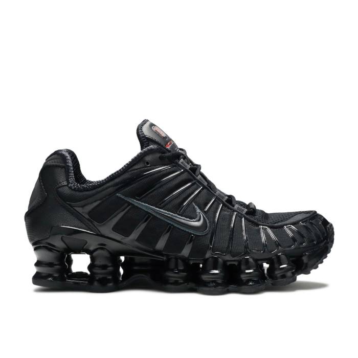 ナイキ Nike 【 Wmns Shox Tl \u0027Black\u0027 2019 Women Black/Black/Metallic Hematite/Max Orange 】 Shox ショックス レディース 黒いこと 黒いこと マックス orange 橙・オレンジ色