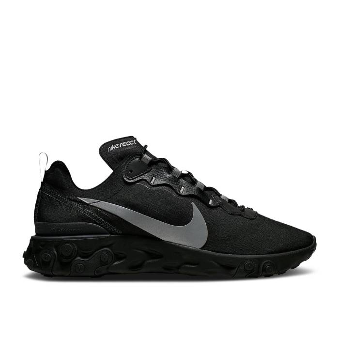 ナイキ Nike 【 React Element 55 Black Reflect Men Black/Anthracite 】 リアクト エレメント メンズ 黒色 ブラック