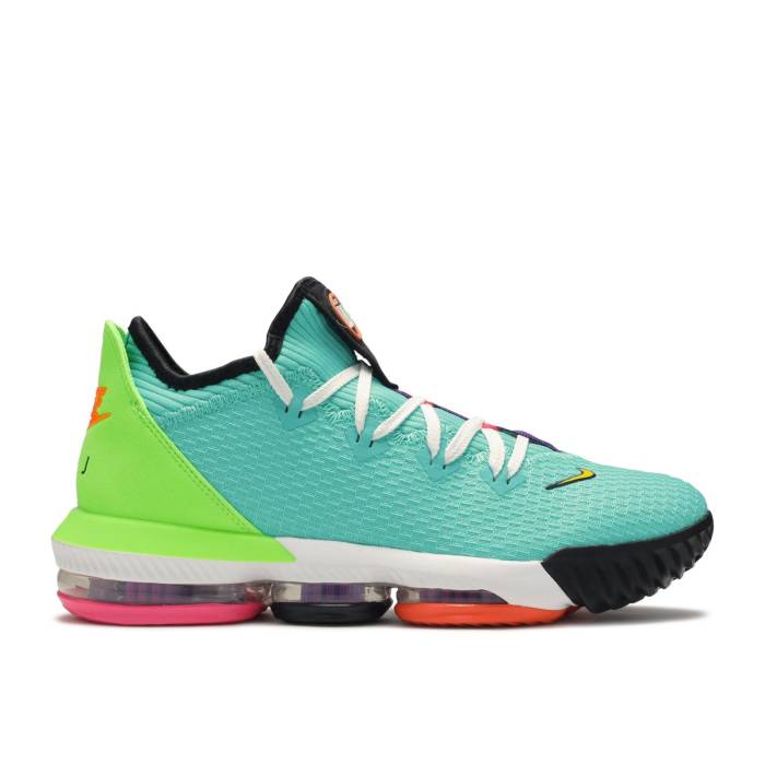 ナイキ Nike 【 Lebron 16 Low \u0027Air Max Trainer 2\u0027 Men Hyper Jade/Total Orange-Electric Green 】 Lebron レブロン マックス 調教師 メンズ 翡翆・ジェード green 緑・緑であること