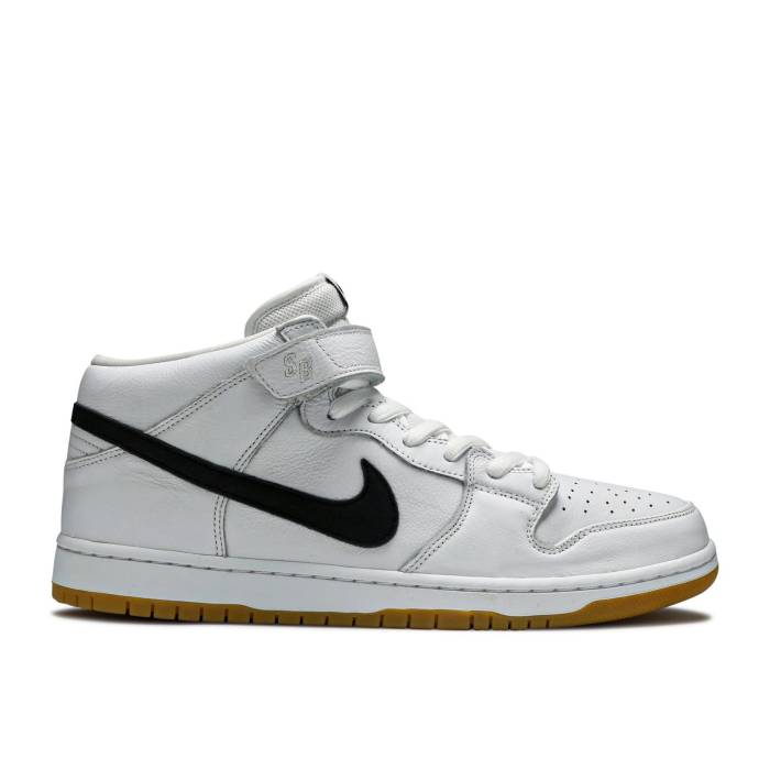 ナイキ Nike 【 Dunk Mid Sb Orange Label Men White/Black-White 】 ダンク ミッド エスビー メンズ 白色 ホワイト