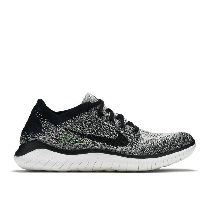 ナイキ Nike 【 Free Rn Flyknit 2018 White Black Men White/Black 】 フリー フライニット メンズ 白色 ホワイト 黒色 ブラック