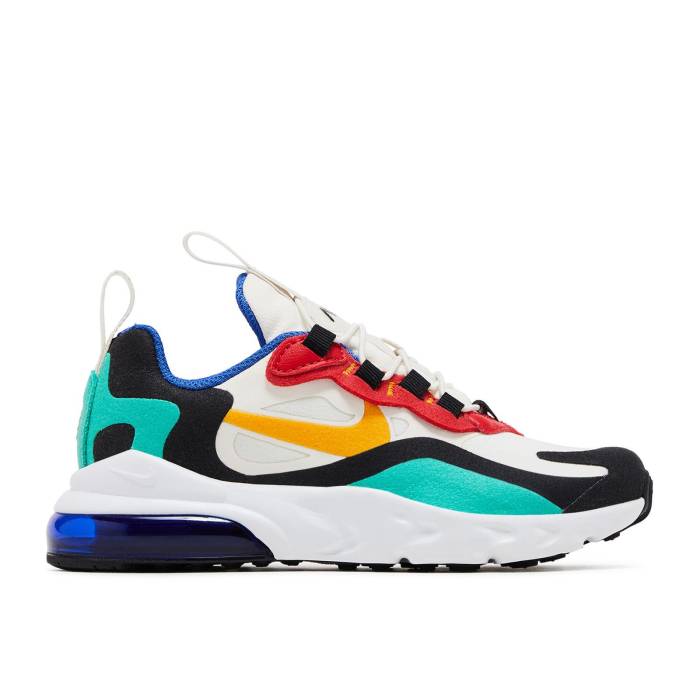 ナイキ Nike 【 Air Max 270 React Ps \u0027Bauhaus\u0027 Youth Phantom/Kinetic Green-University Red-University Gold 】 マックス リアクト 御坊っちゃん キッズ ゴールド