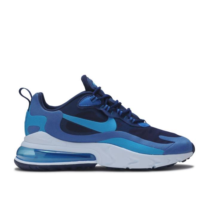 ナイキ Nike 【 Air Max 270 React \u0027Impressionism Art\u0027 Men Blue Void/Photo Blue-Game Royal 】 マックス リアクト メンズ 青碧 青碧