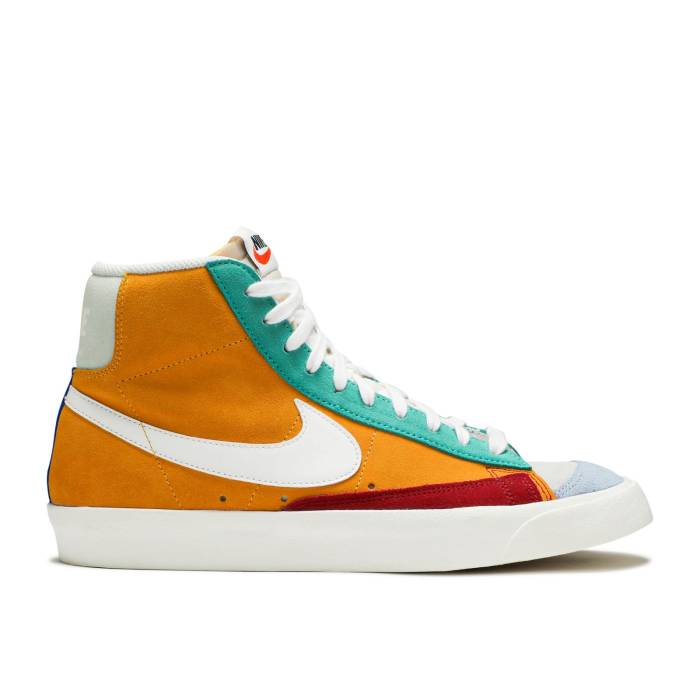 ナイキ Nike 【 Blazer Mid Vintage \u0027Multi-Suede\u0027 Men Noble Red/Kinetic Green-Jade Aura 】 ブレイザー ミッド vintage ビンテージ・ヴィンテージ メンズ Red 赤・赤いこと 雰囲気