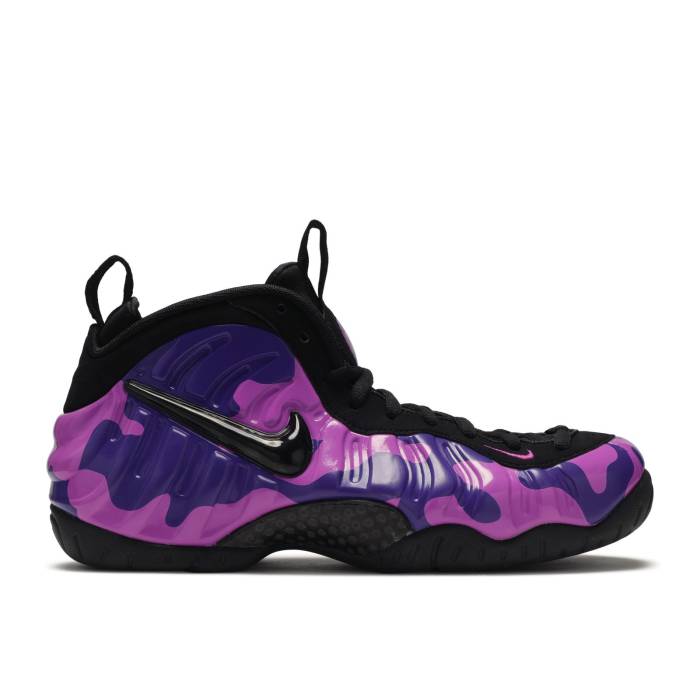 ナイキ Nike 【 Air Foamposite Pro 'Purple Camo' Men Black/Court Purple-Hyper Violet 】 Foamposite フォームポジット プロ メンズ 黒色 ブラック コート 紫・バイオレット
