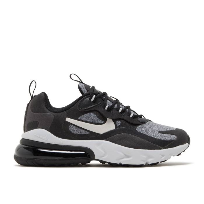 ナイキ Nike 【 Air Max 270 React Gs 'Black' Youth Black/Vast Grey-Off Noir-White 】 マックス リアクト ジュニア キッズ 黒色 ブラック