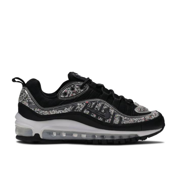 ナイキ Nike 【 Wmns Air Max 98 Lx \u0027Recycled Material\u0027 Women Black/Black-White 】 マックス レディース 黒いこと 黒いこと