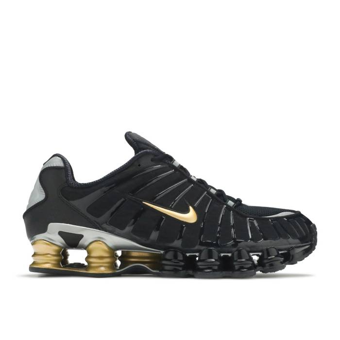 ナイキ Nike 【 Neymar Jr. X Shox Tl \u0027Black Gold\u0027 Men Black/Metallic Gold 】 Shox ショックス メンズ 黒いこと 黒いこと ゴールド
