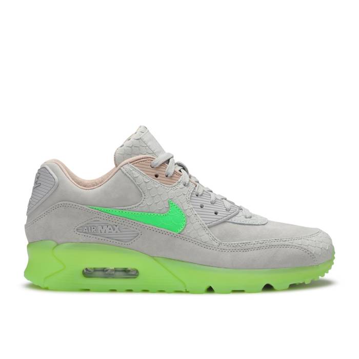ナイキ Nike 【 Air Max 90 Premium New Species Men Pure Platinum/Electric Green-Bio Beige 】 マックス Premium プレミアム メンズ ピュア Platinum プラチナム ベージュ