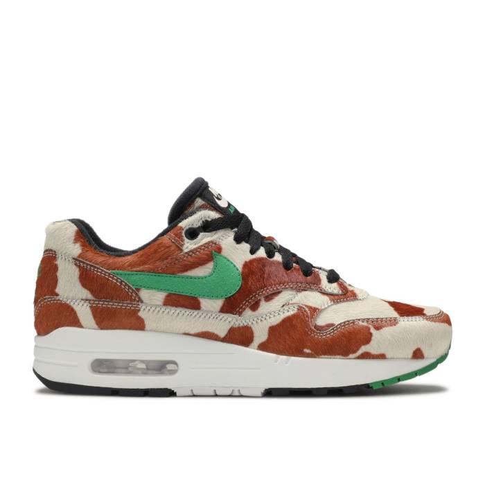 ナイキ Nike 【 Atmos X Air Max 1 Dlx 'Animal Pack - Giraffe' Men Multi/Color/Lucky Green/White 】 マックス メンズ green 緑・グリーン 白色 ホワイト