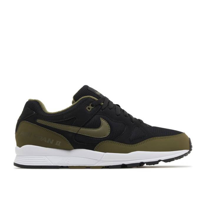 ナイキ Nike 【 Air Span 2 \u0027Black Olive Canvas\u0027 Men Black/Olive Canvas-White 】 olive オリーブ メンズ 黒いこと 黒いこと olive オリーブ