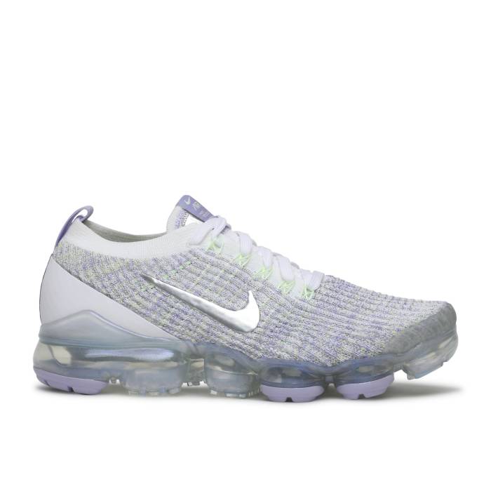 ナイキ Nike 【 Wmns Air Vapormax Flyknit 3 \u0027Barely Volt\u0027 Women True White/Barely Volt 】 飛球編み物 レディース 白いこと 白いこと