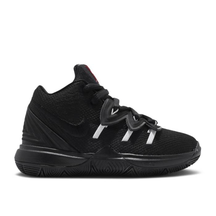 ナイキ Nike 【 Kyrie 5 Ps \u0027Black\u0027 Youth Black/Black-White 】 Kyrie カイリー お坊っちゃん キッズ 黒いこと 黒いこと