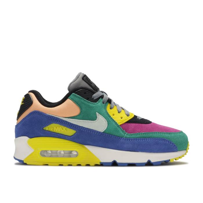 ナイキ Nike 【 Air Max 90 Qs \u0027Viotech 2.0\u0027 Men Lucid Green/Barely Grey-Game Royal 】 マックス メンズ green 緑・緑であること