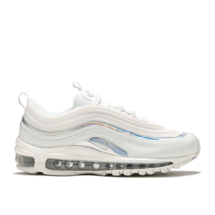 ナイキ Nike 【 Wmns Air Max 97 White Iridescent Women Summit White/Metallic Silver 】 マックス レディース 白色 ホワイト Silver 銀色・シルバー
