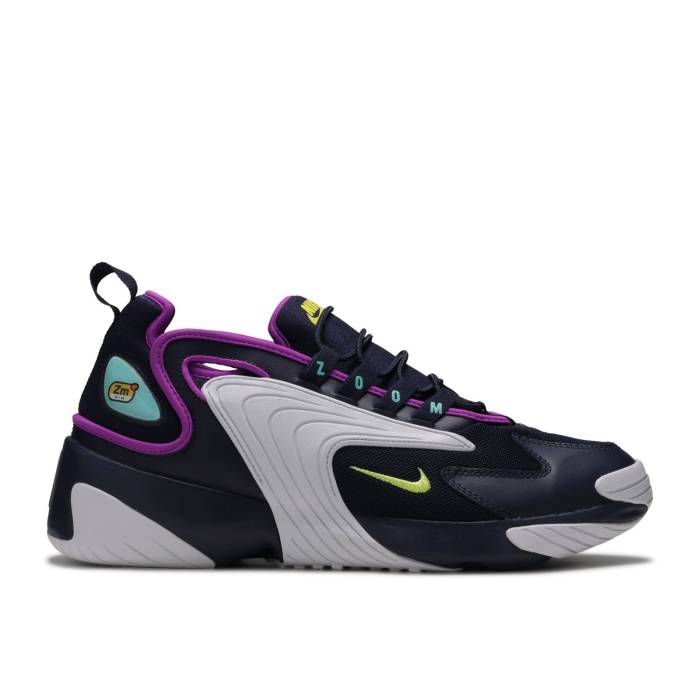 ナイキ Nike 【 Zoom 2K \u0027Blackened Blue\u0027 Men Blackened Blue/White-Aurora-Dynamic Yellow 】 望遠レンズ メンズ 青み 青色 yellow 黄味がかった・黄色