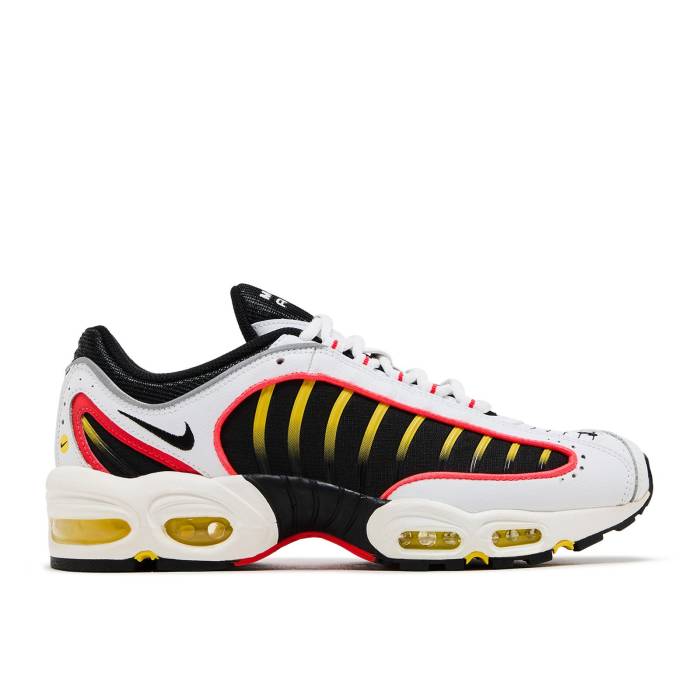ナイキ Nike 【 Air Max Tailwind 4 \u0027Bright Crimson\u0027 Men White/Black/Bright Crimson/Chrome Yellow 】 マックス Tailwind テイルウィンド メンズ 白いこと 白いこと 黒いこと 黒いこと クリムゾン yellow 黄味がかった・黄色