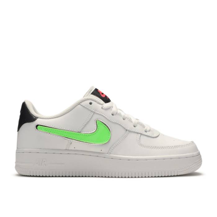 ナイキ Nike 【 Air Force 1 Lv8 3 Gs 'Green Strike' Youth White/Black/Green Strike/White 】 ジュニア キッズ 白色 ホワイト 黒色 ブラック green 緑・グリーン ストライク
