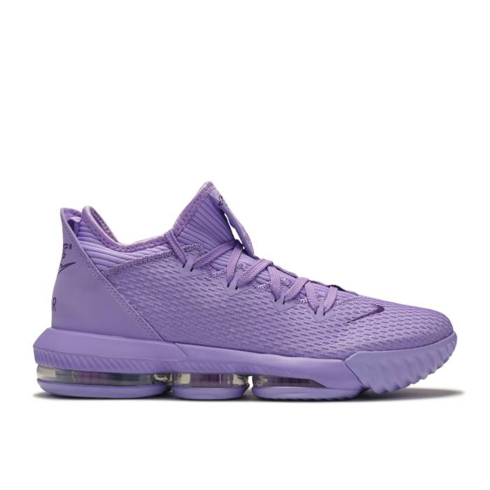ナイキ Nike 【 Lebron 16 Low \u0027Atomic Purple\u0027 Men Atomic Violet/Court Purple 】 Lebron レブロン メンズ 紫・相撲取り草 厚地の外套 Purple 紫・パープル