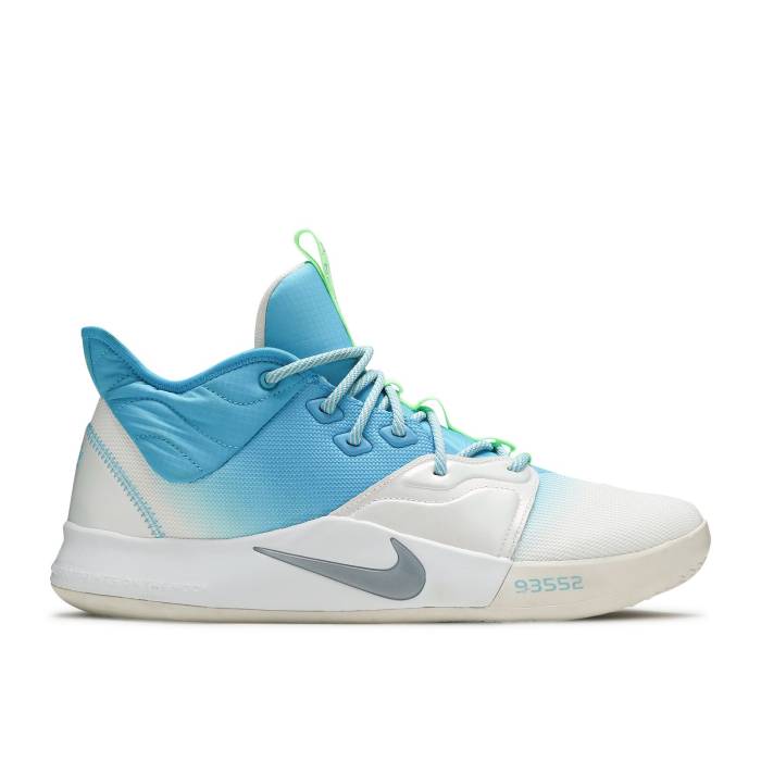 ナイキ Nike 【 Pg 3 Lure Men Platinum Tint/Light Current Blue/Lime Blast 】 メンズ Platinum プラチナム 青色 ブルー ライム ブラスト