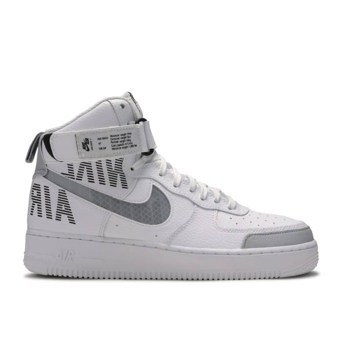ナイキ Nike 【 Air Force 1 High Under Construction - White Men Cool Grey/Wolf Grey/Pure Platinum 】 ハイ メンズ クール 灰色 グレー ピュア Platinum プラチナム