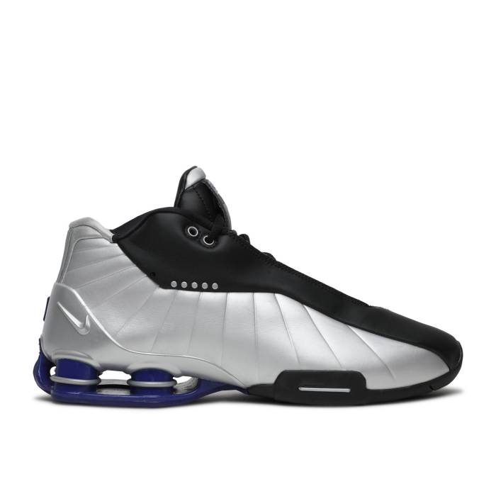 ナイキ Nike 【 Shox Bb4 Retro Og 2019 Men Black/Metallic Silver/Lapis 】 Shox ショックス レトロ メンズ 黒色 ブラック Silver 銀色・シルバー