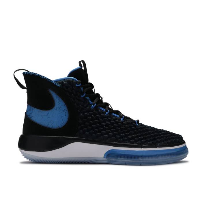 ナイキ Nike 【 Alphadunk \u0027Pure Magic\u0027 Men Black/Photo Blue/White 】 アルファダンク メンズ 黒いこと 黒いこと 青碧 青碧 白いこと 白いこと