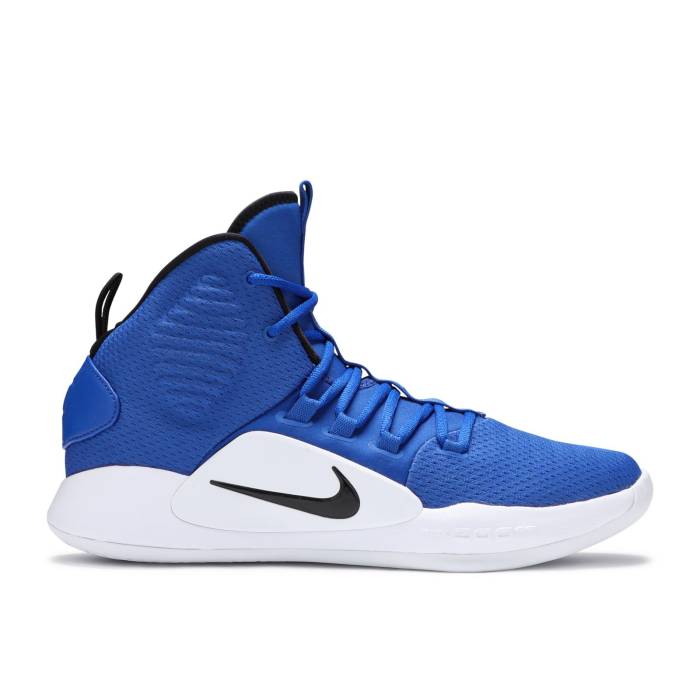 ナイキ Nike 【 Hyperdunk X Tb Game Royal Men Game Royal/White/Black 】 Hyperdunk ハイパーダンク メンズ Game ゲーム 白色 ホワイト 黒色 ブラック